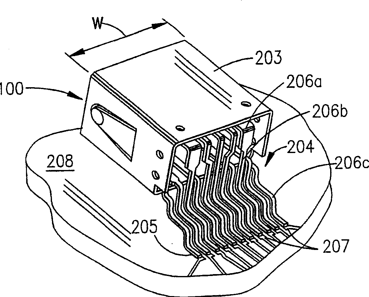 Impedance-tuned connector