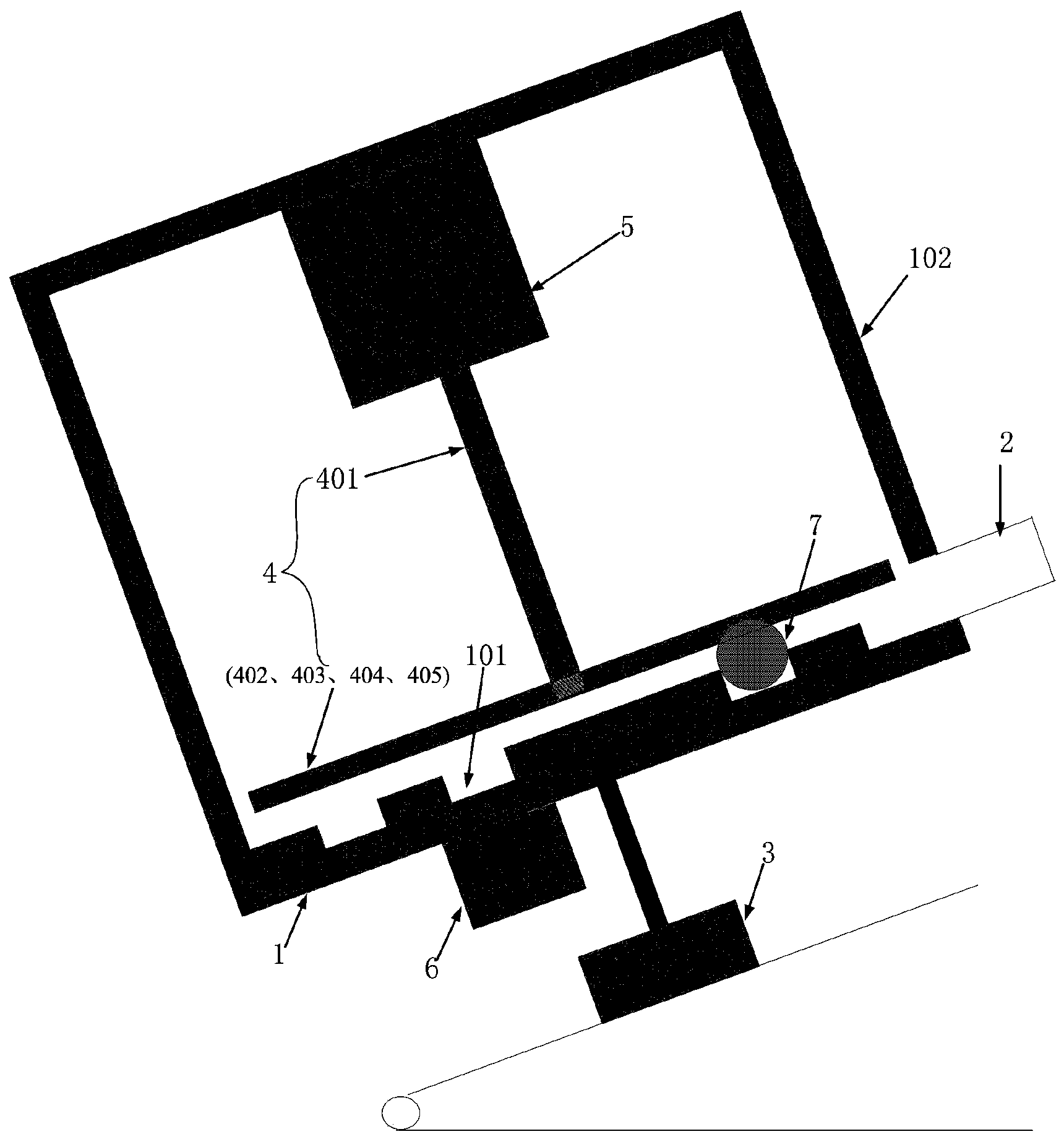 Centrifugal acceleration emission device based on motor driving