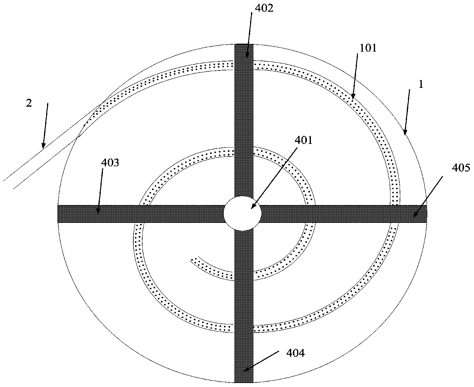 Centrifugal acceleration emission device based on motor driving