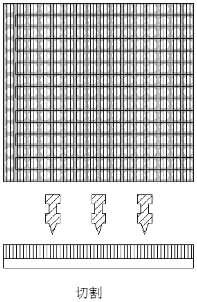 Low reflectivity 3D polarizing film, low reflectivity polarized LED and preparation method