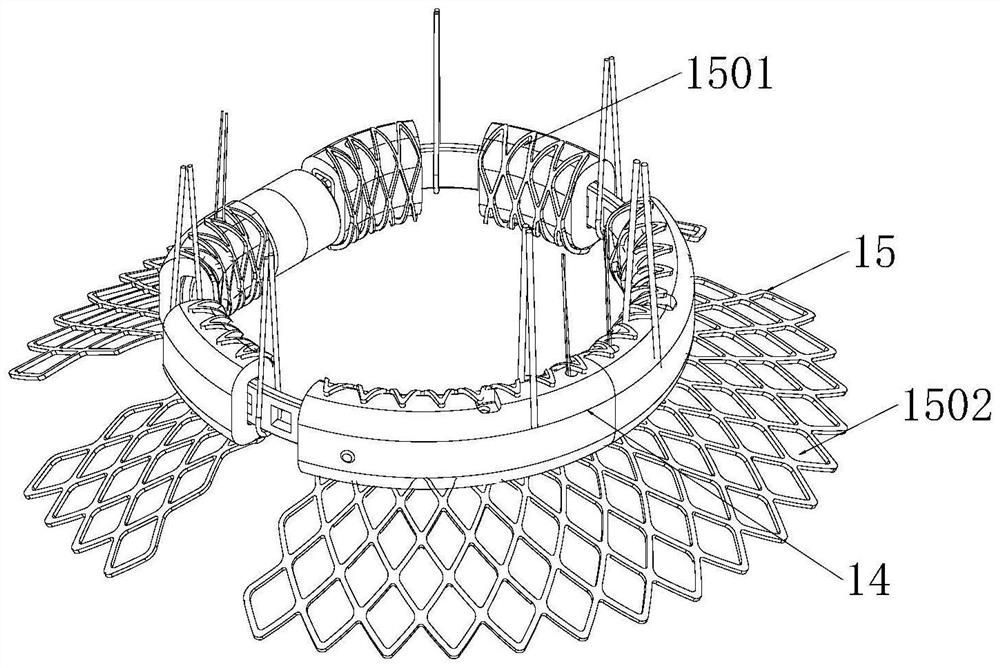 Heart valve repairing device