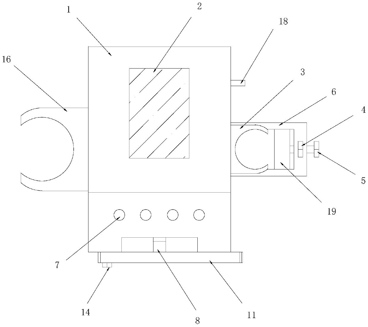 Ventricular drainage control device