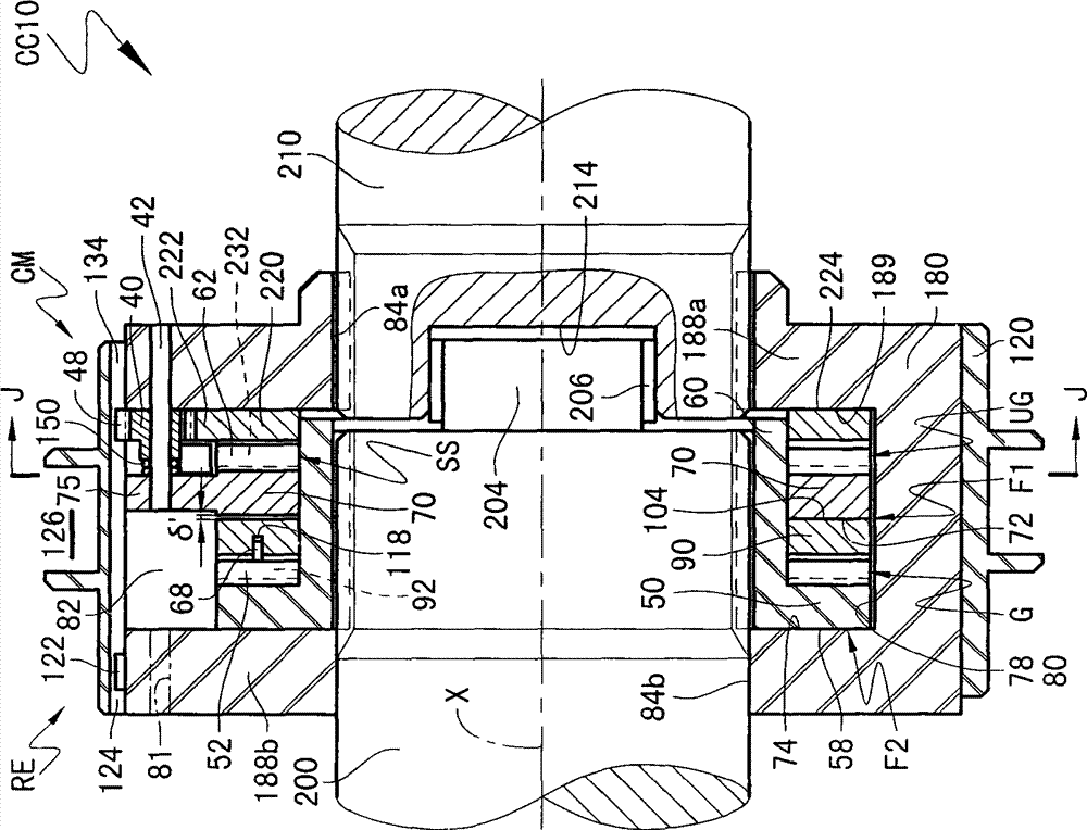 Space wedge type centrifugal clutch capable of rapidly acting, dual clutch transmission with clutch and operation method thereof