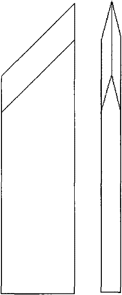 CVD diamond thick-film ophthalmology scalpel manufacturing device and manufacturing method