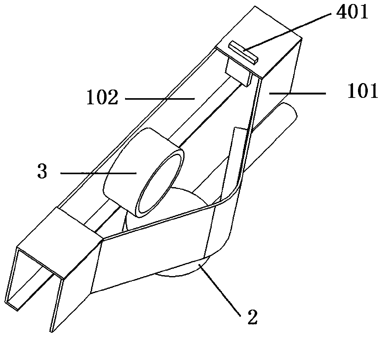 Plastic bottle cap screening device