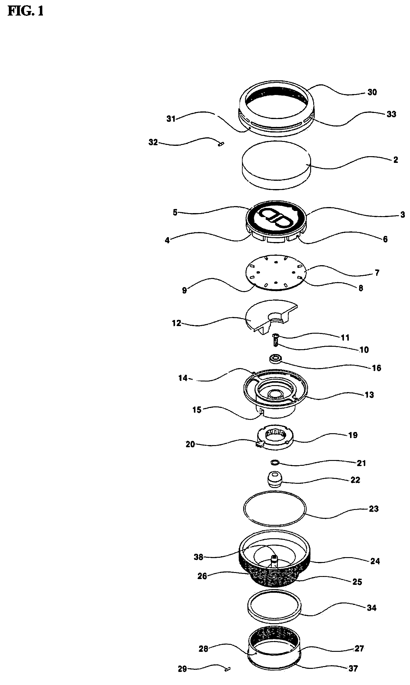 Flickering device for automobile wheel