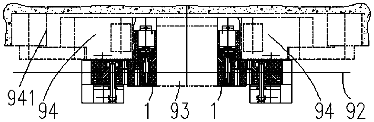 Traction system of thin seam shearer