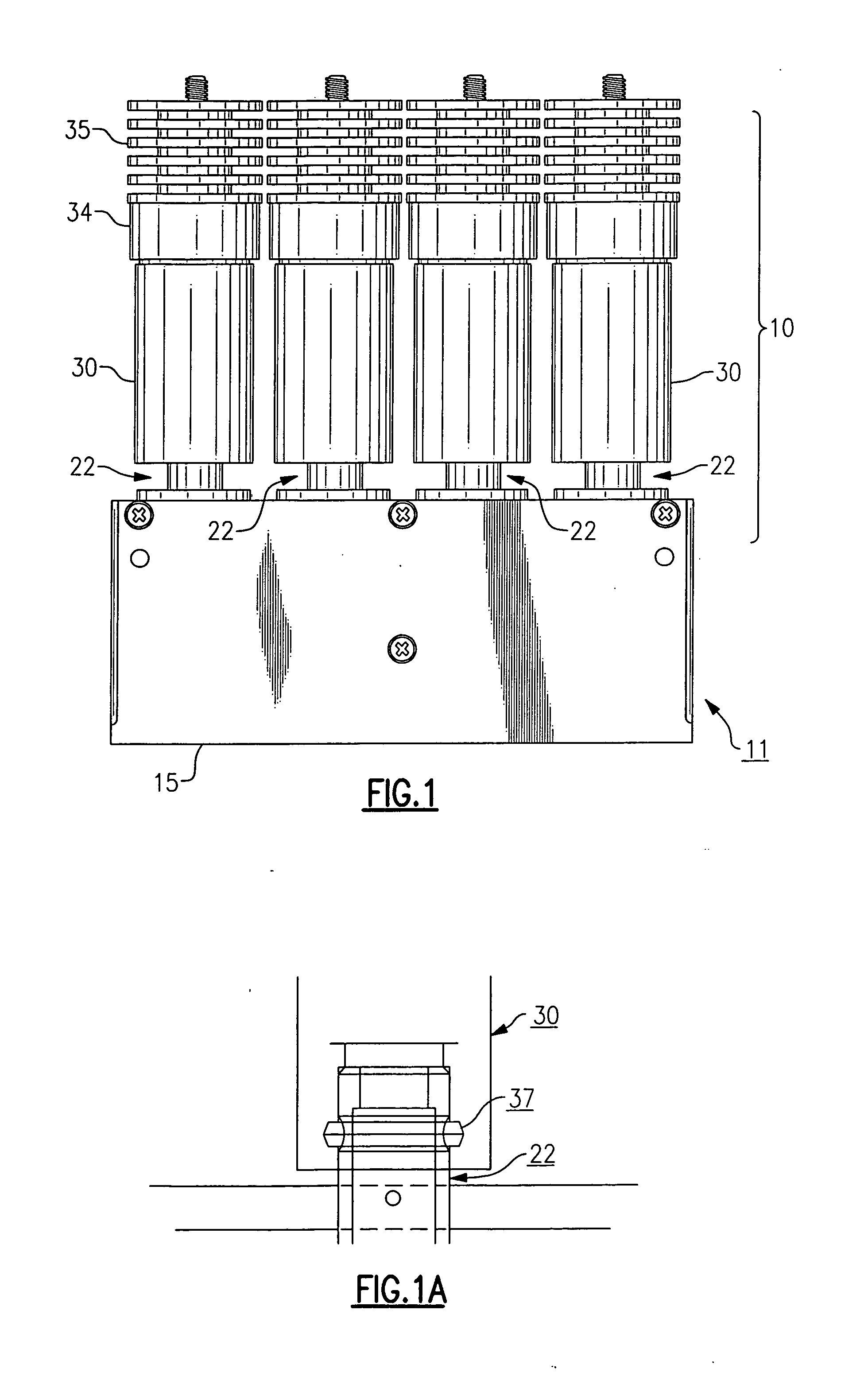 Modular optical light line unit