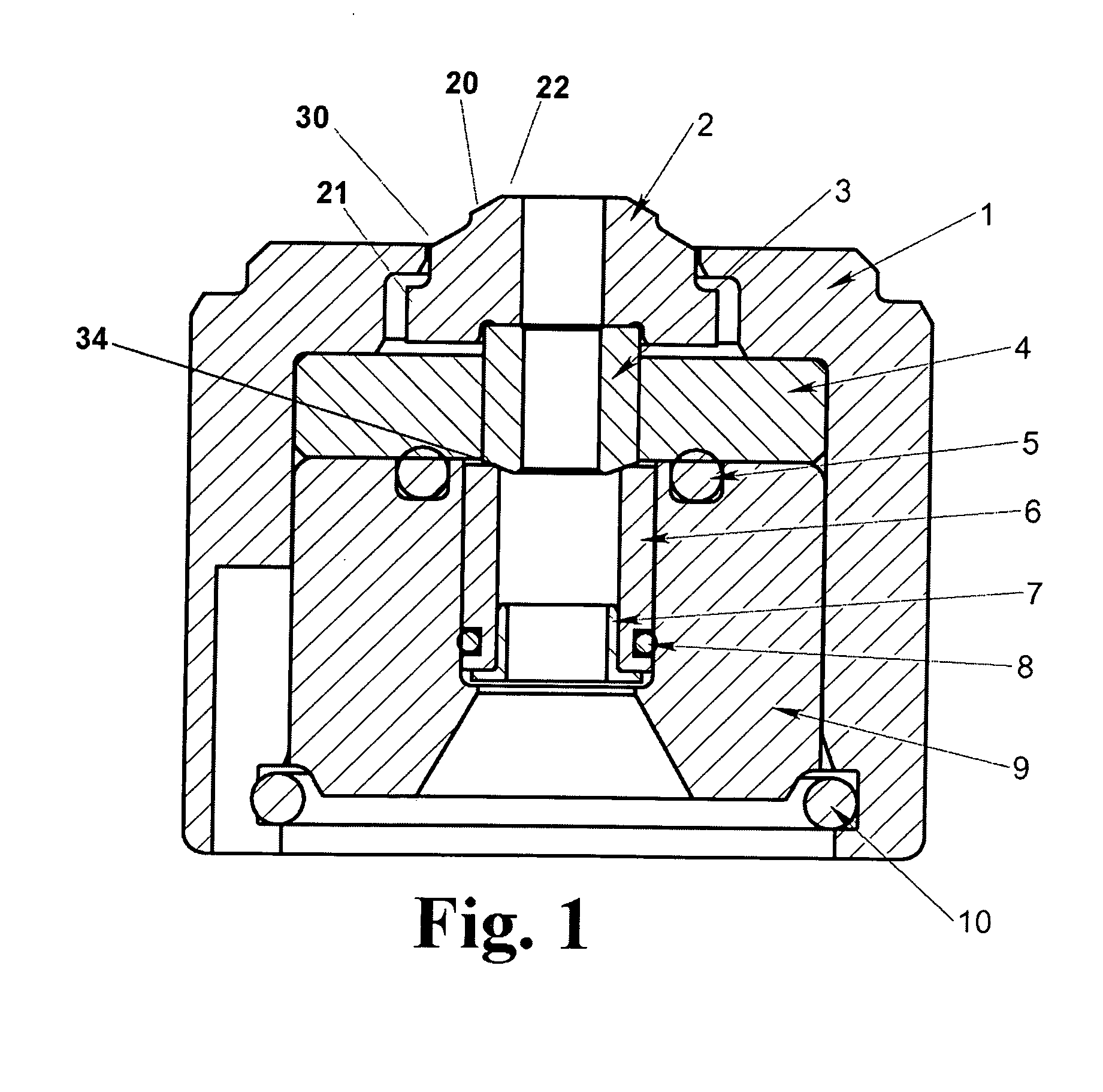 Unitary high pressure slip seal cartridge