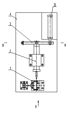 Pneumatic flaring machine