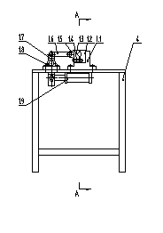 Pneumatic flaring machine