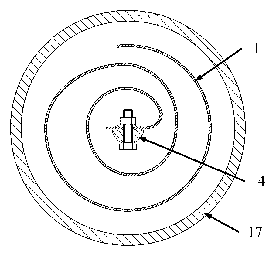 Wind-up attaching type gasket device for pipeline welding