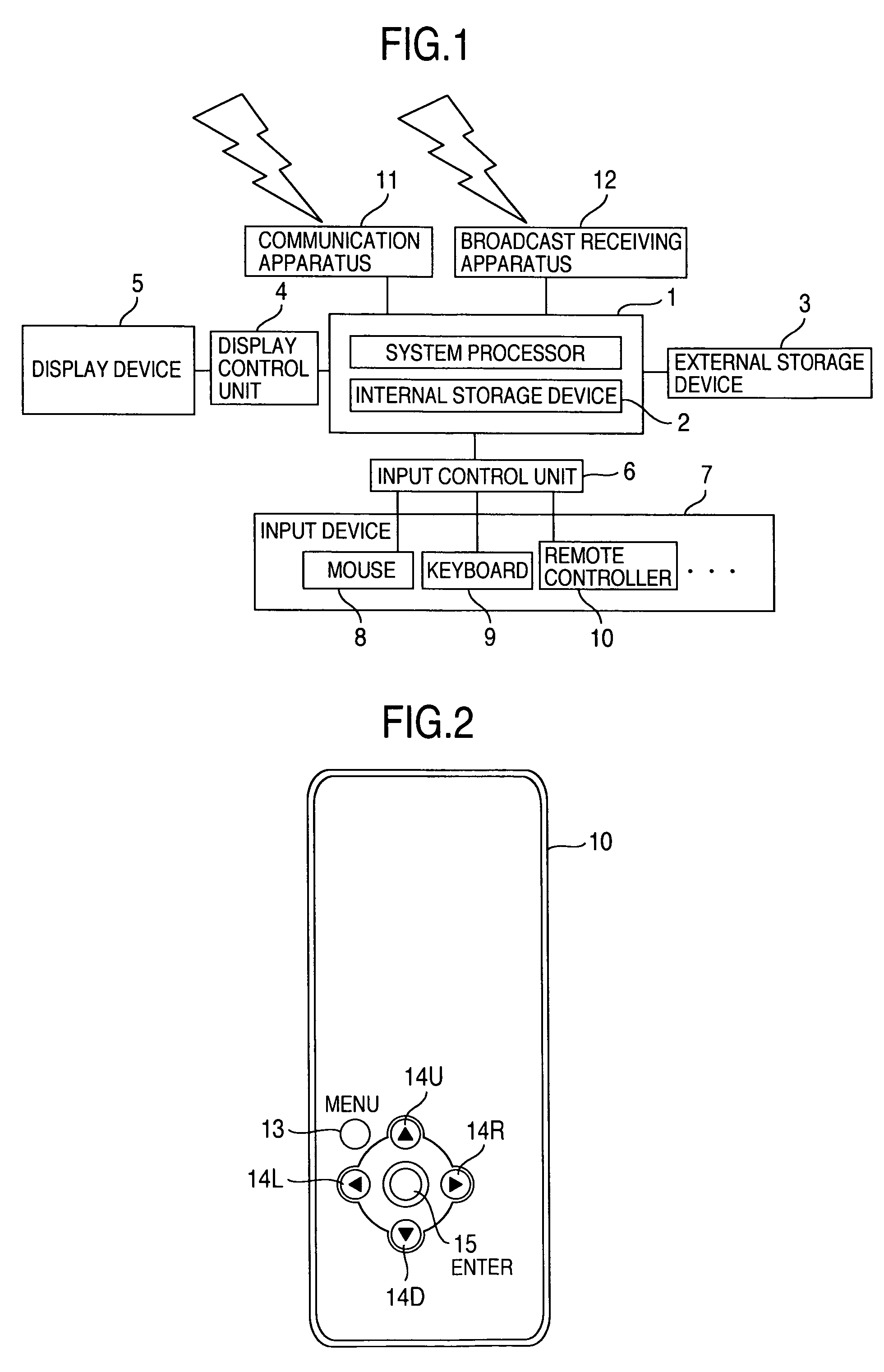 Apparatus with thumbnail display