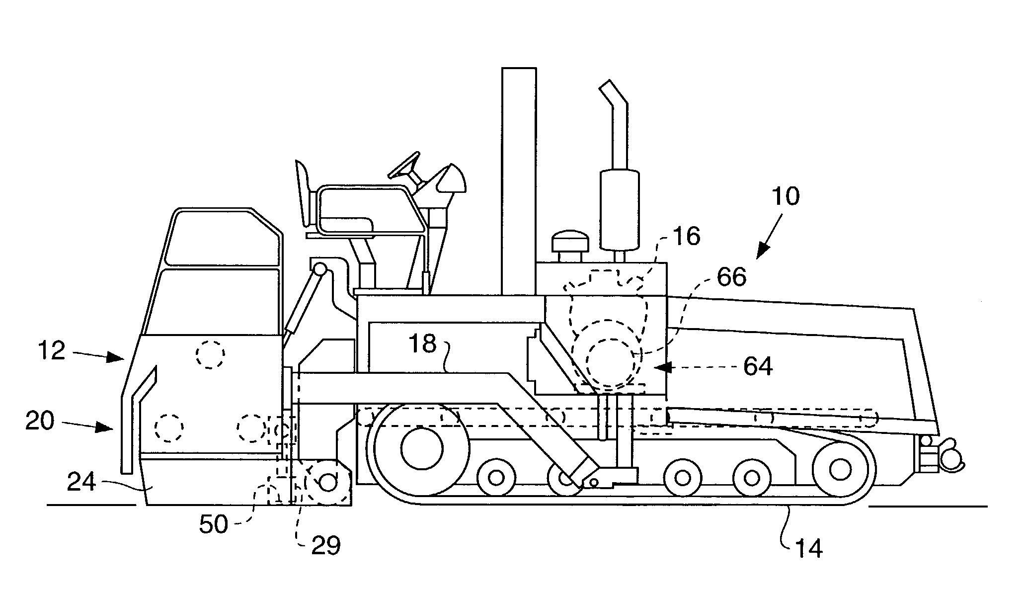 Screed heating arrangement