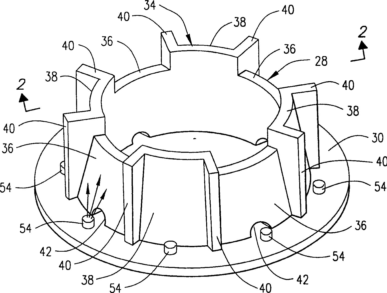 Small size Low Nox gas burner equipment and method