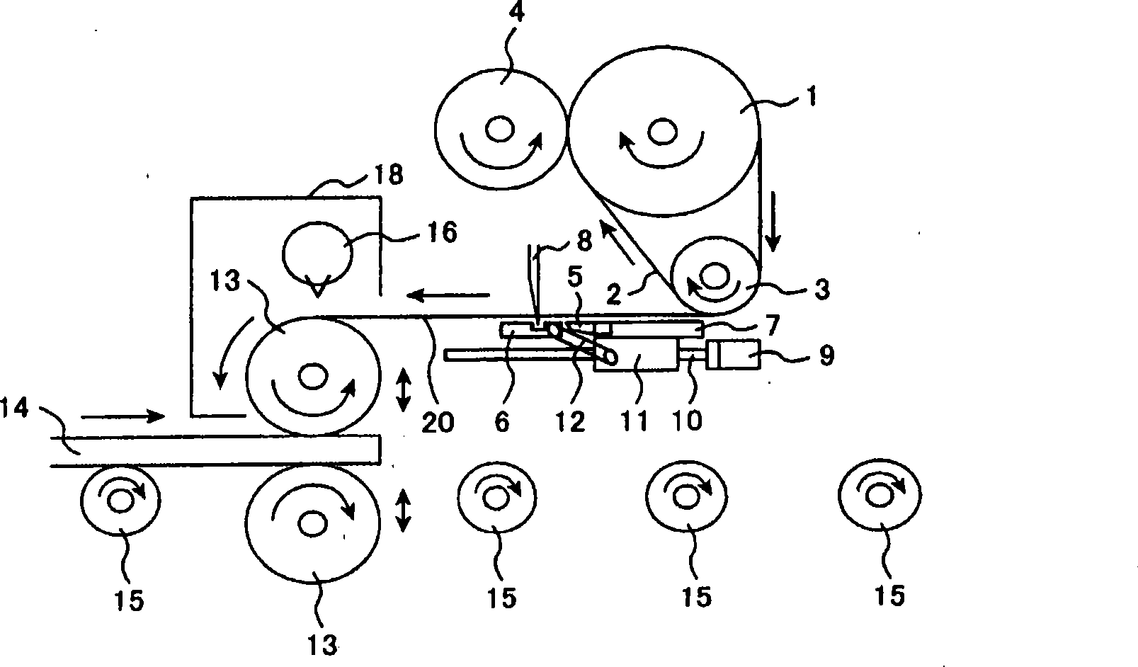 Sheet peeling device and sheet printing system using same device