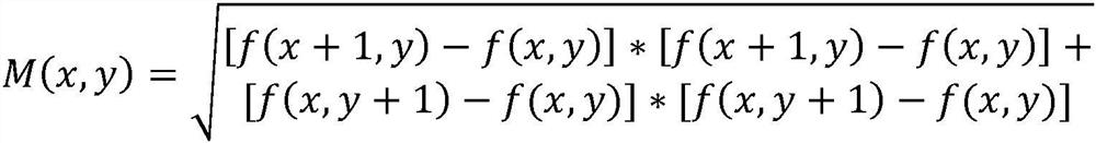 Image matching method based on gradient magnitude random sampling