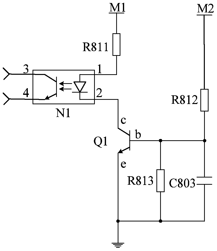 A power supply circuit applied to a TV set and the TV set