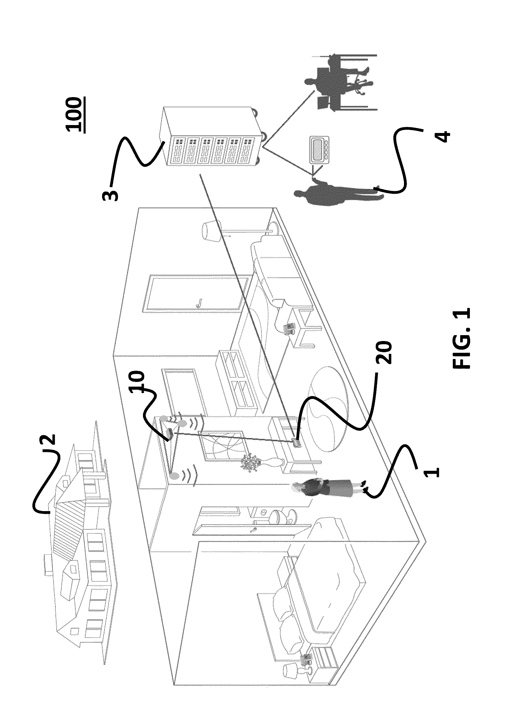 Residence fall and inactivity monitoring system