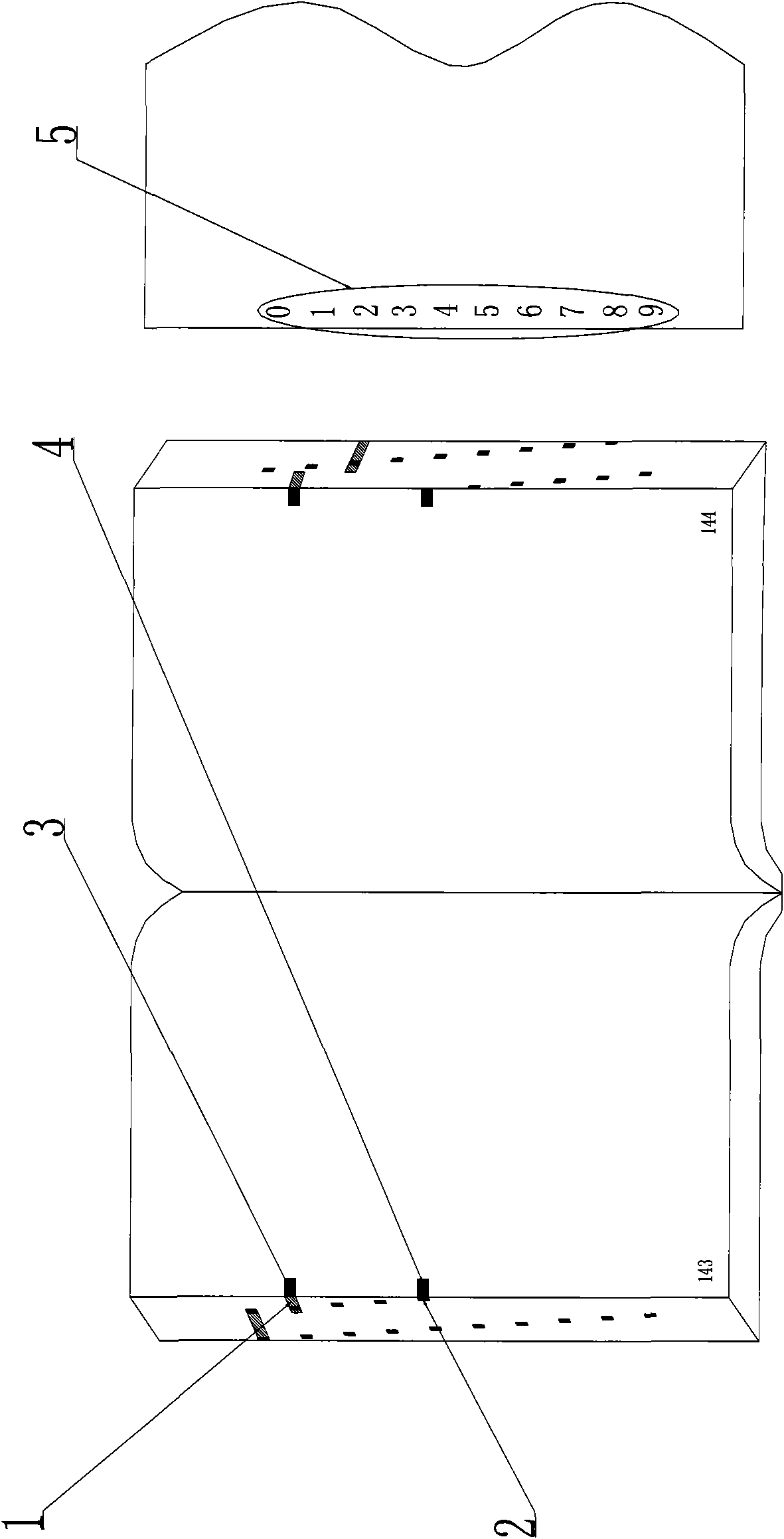 Book arranging method with fore-edge indexes