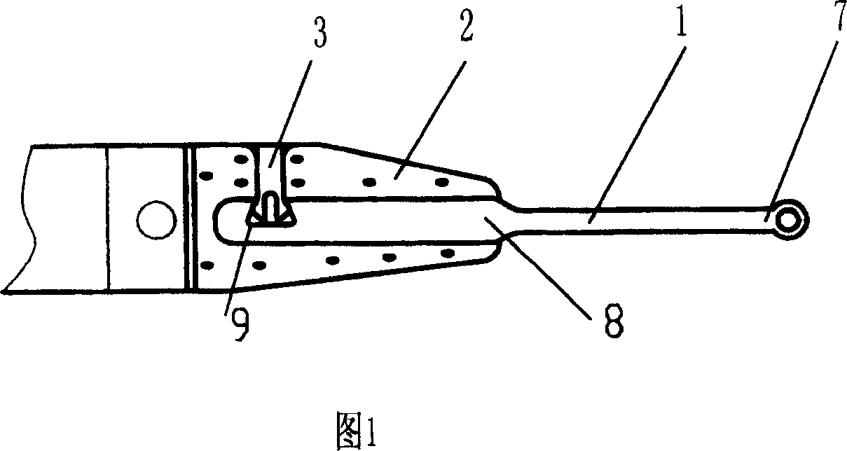 Needle fixing device of needle selecting equipment