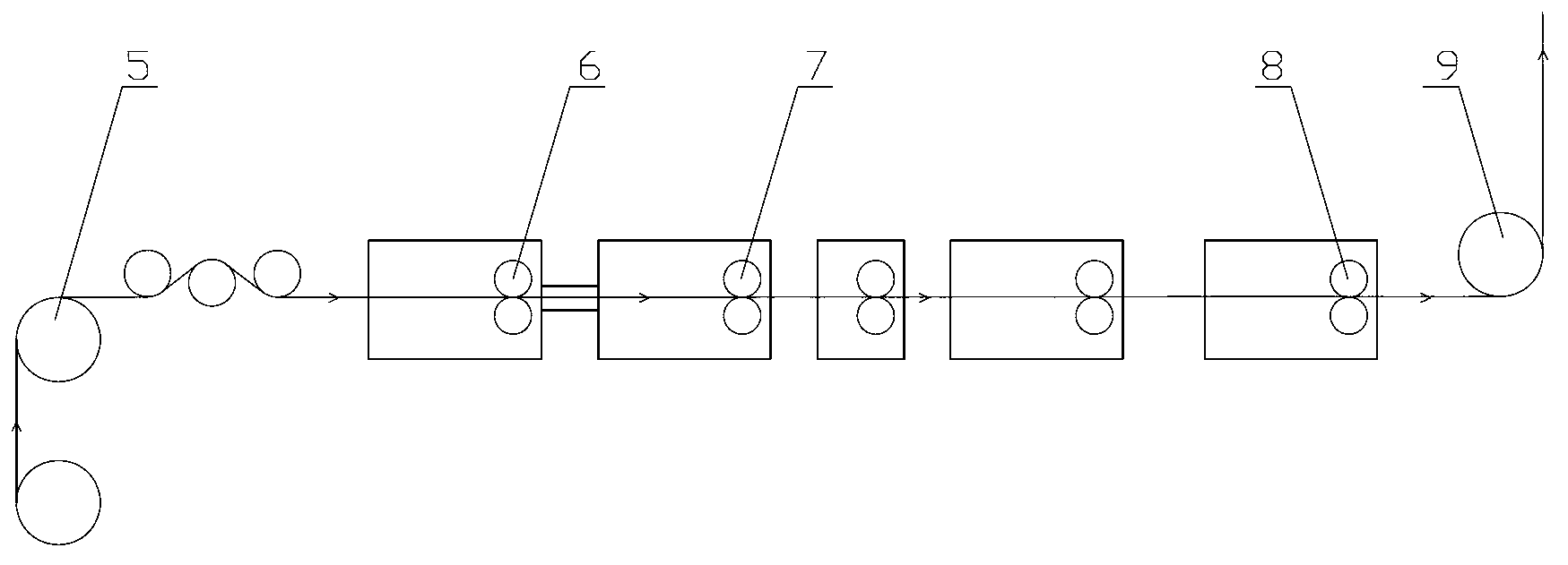 Device and method for preventing alkali wash section of continuous annealing line from off-tracking