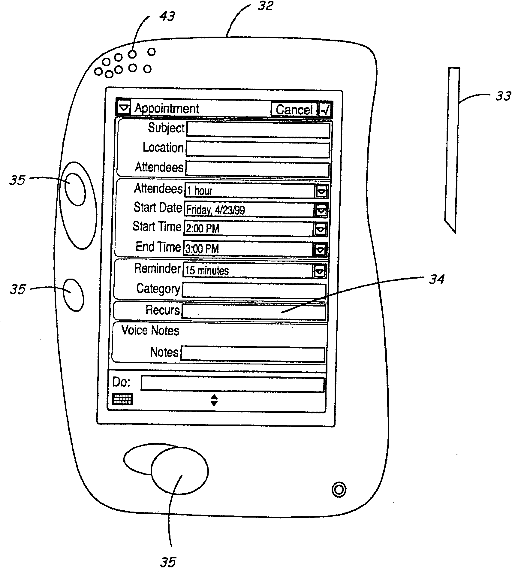 Method for processing input data in client/server system