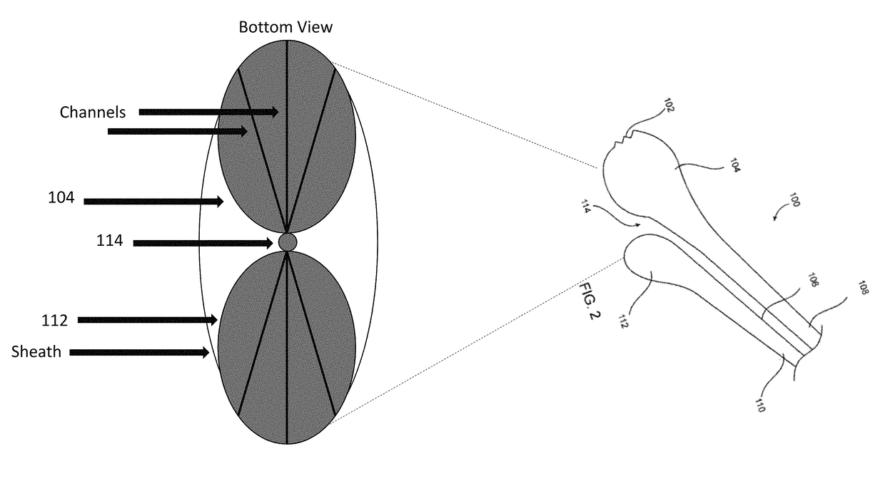 Cataract removal device and integrated tip