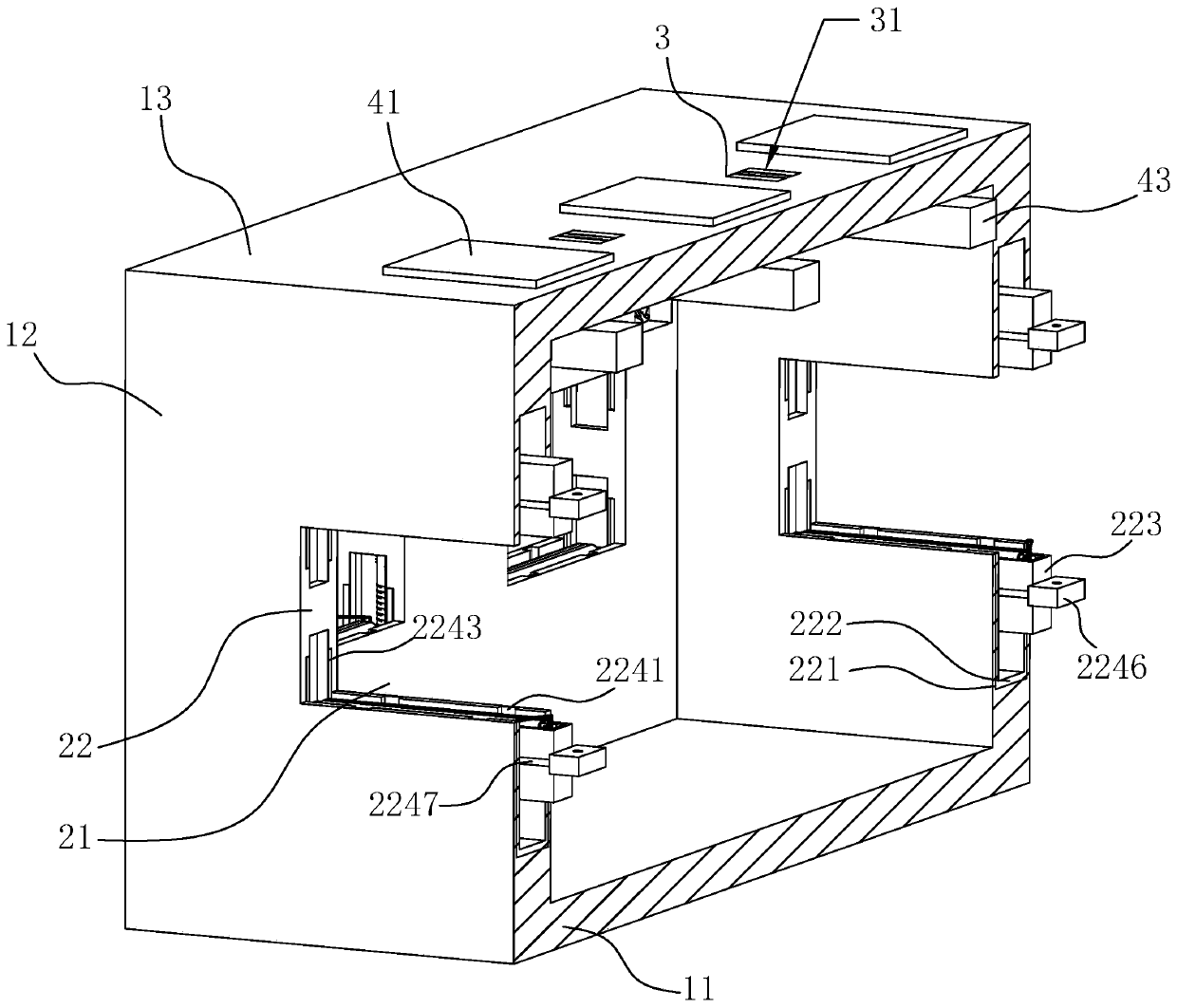 Energy-saving ventilation structure for building design