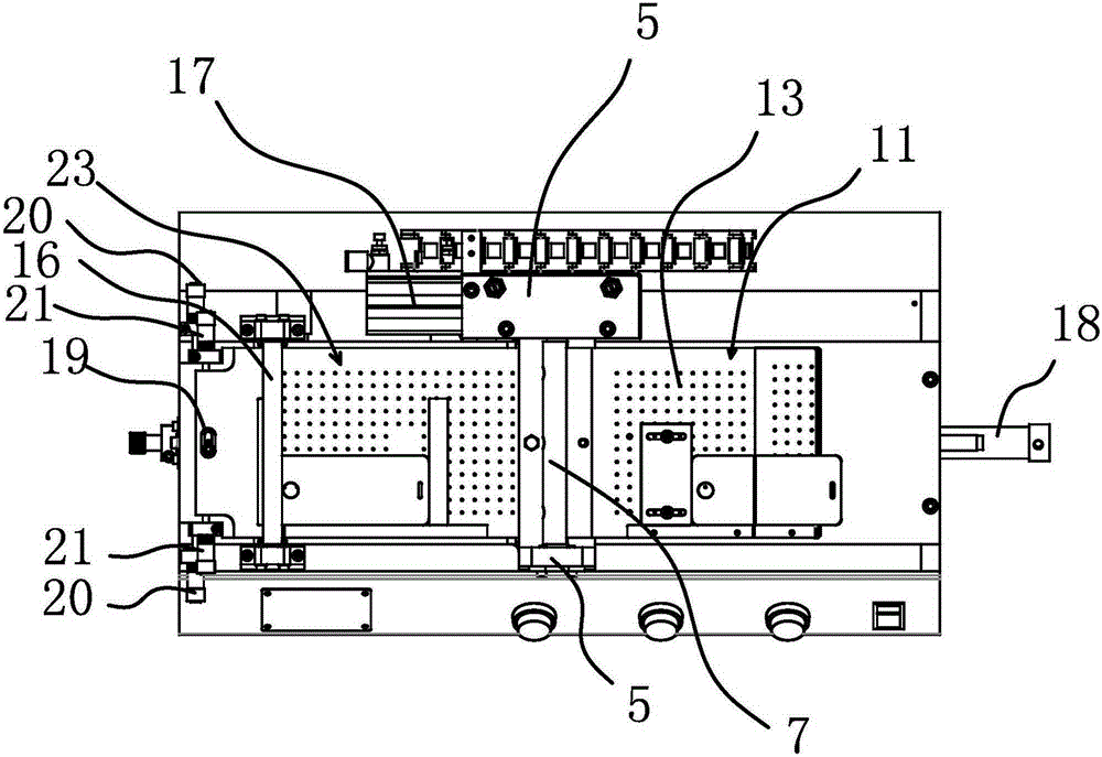 Automatic film sticking machine for touch panel of mobile phone