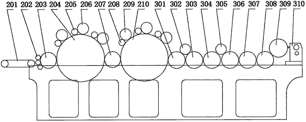 Combined cashmere carding machine