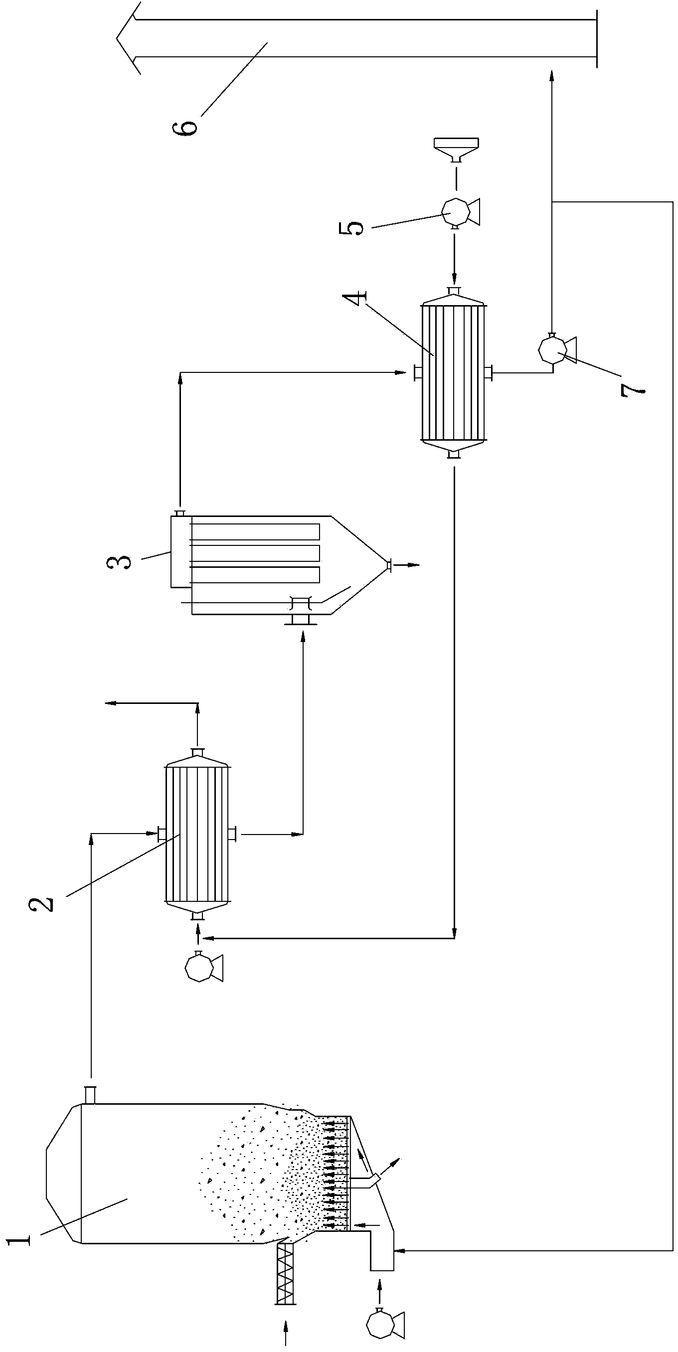 Device and method for dry and energy-saving production of polyaluminum chloride water purifying agent