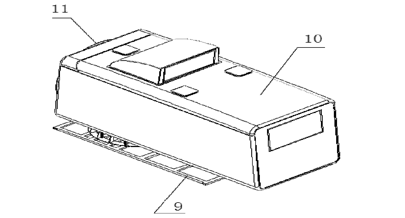 Adjusting tool for assembling fan cabin cover