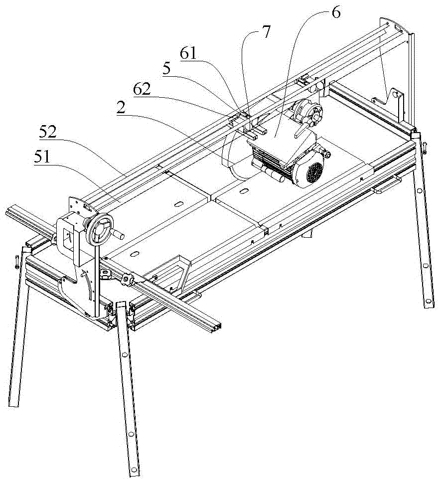 Desk type cutting machine for cutting stones