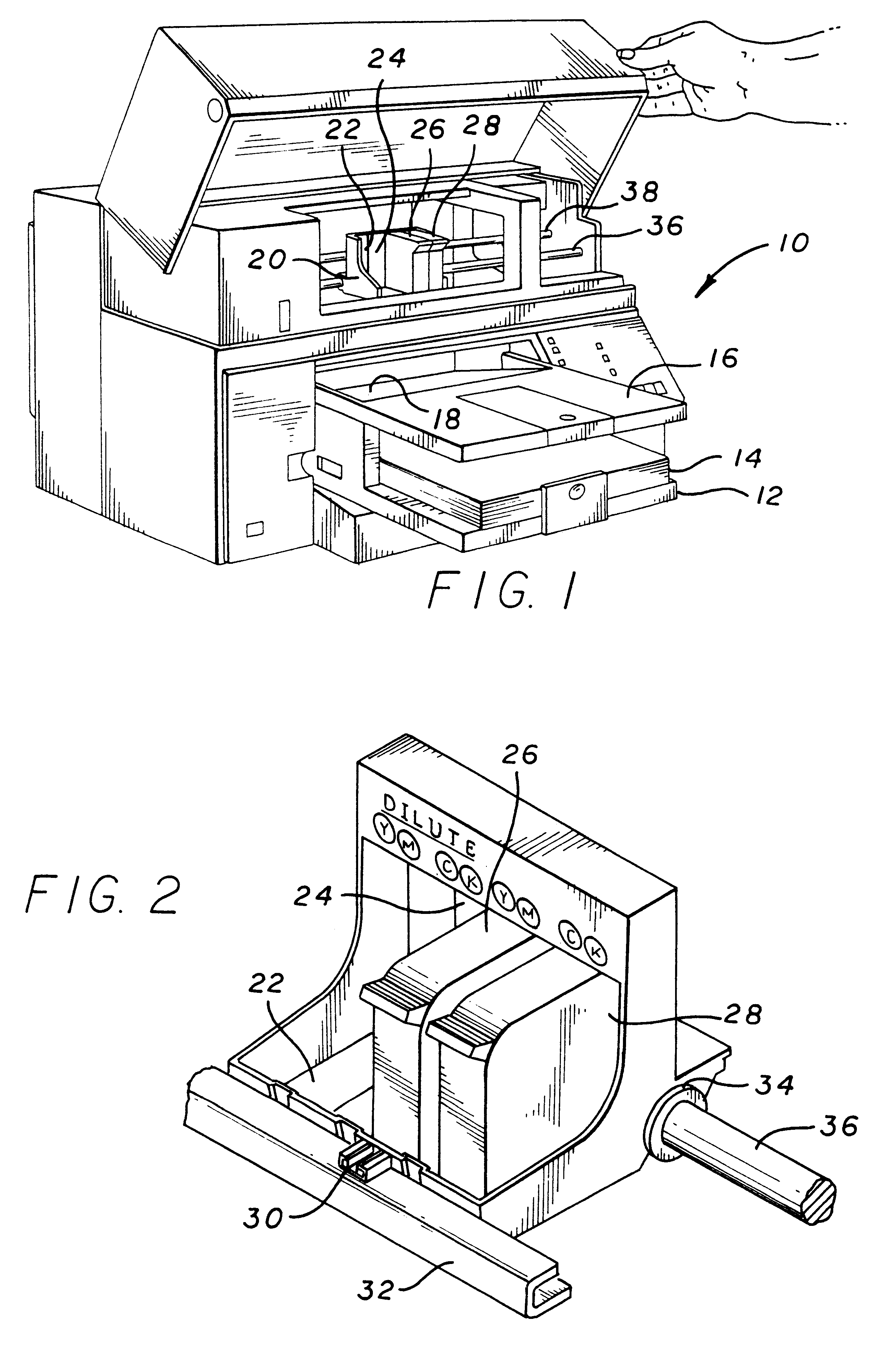 Very-high-ratio mixed resolution and biphod pens for low-cost fast bidirectional one-pass incremental printing