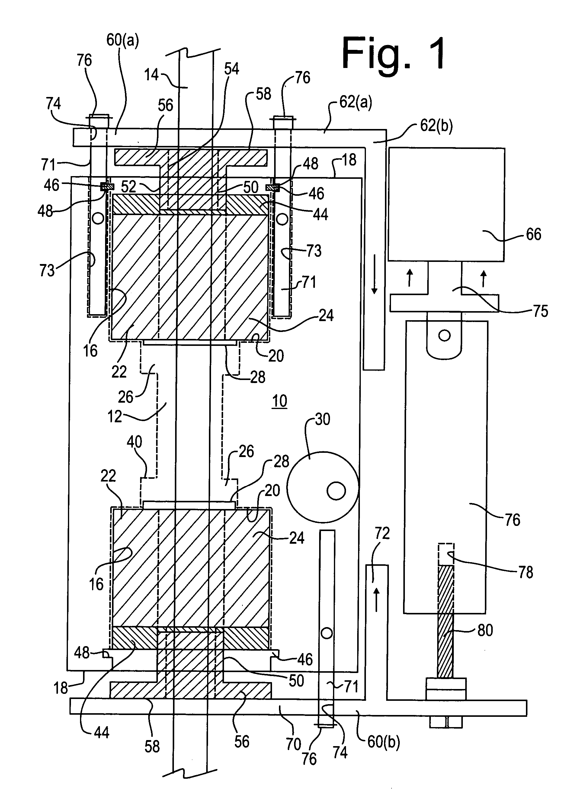 Electro-magnetic clamp for gripping a shaft