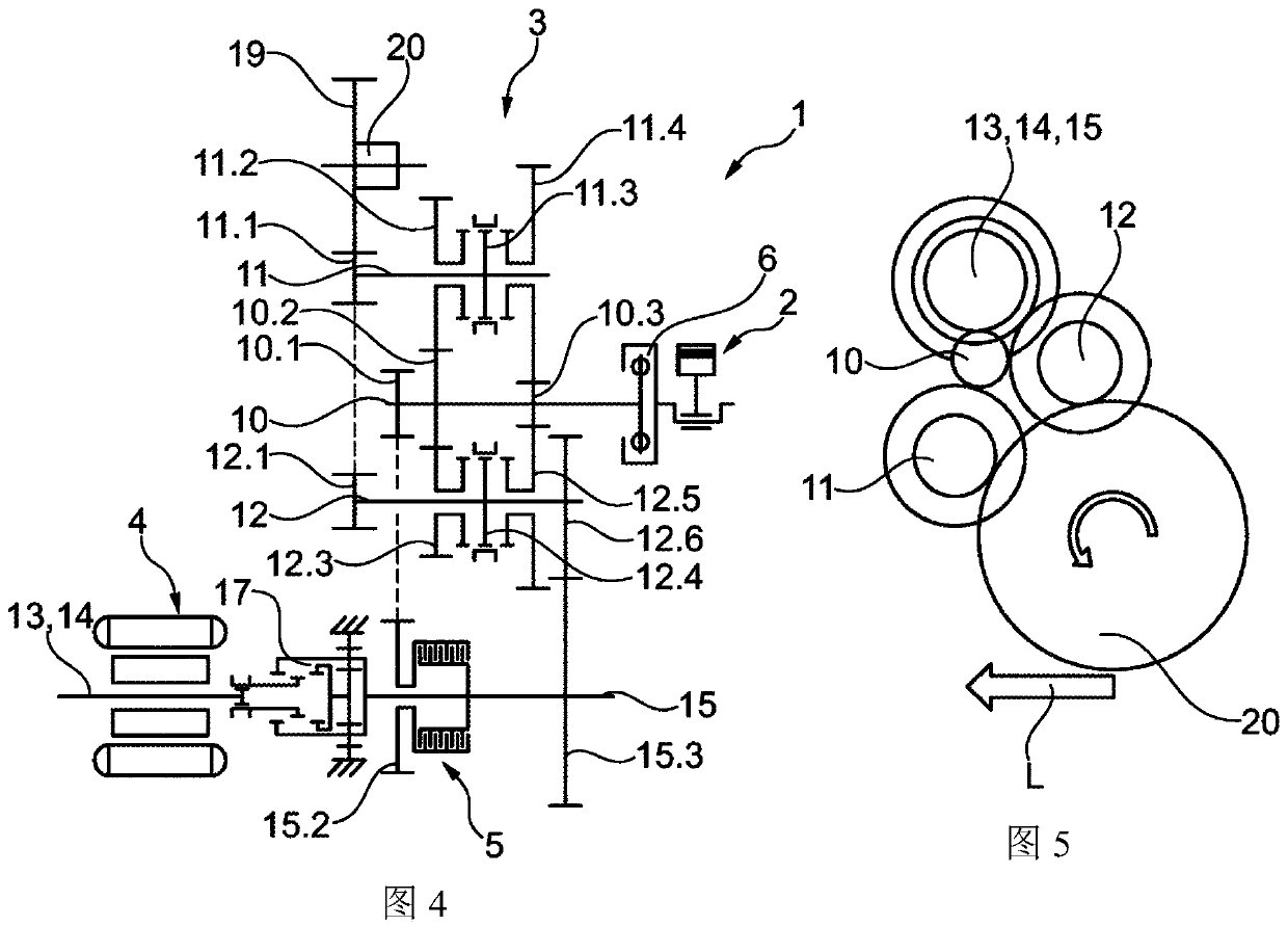 Drive train for a motor vehicle, and method for operating a drive train