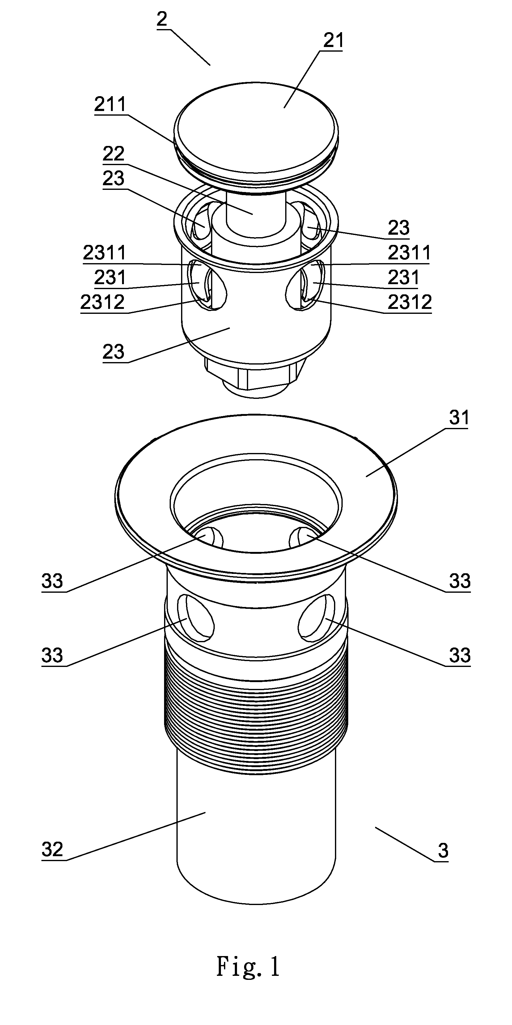 Sink drain