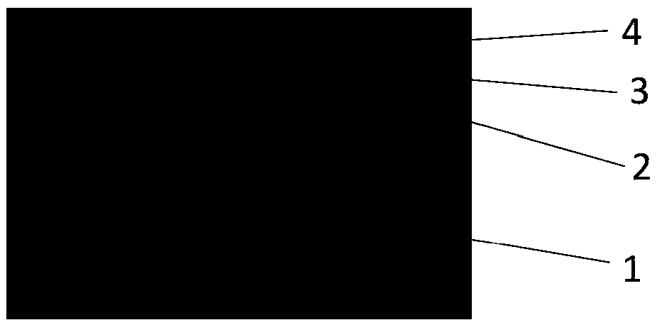 Graphene enhanced absorption metal micro-nano structure and preparation method thereof