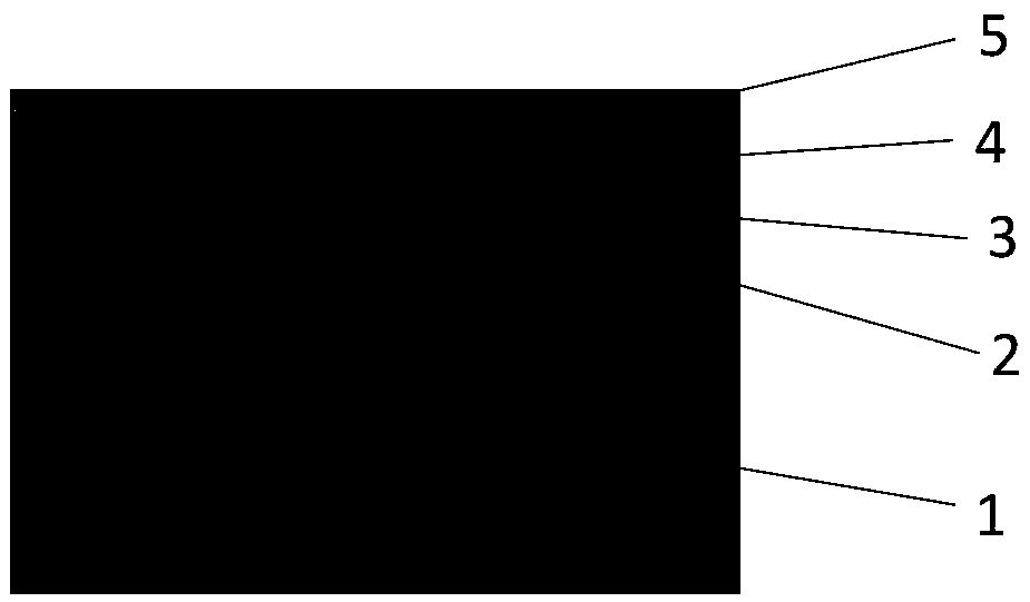 Graphene enhanced absorption metal micro-nano structure and preparation method thereof