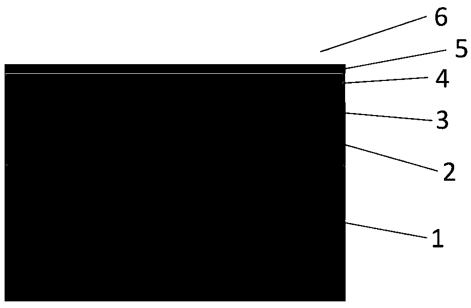 Graphene enhanced absorption metal micro-nano structure and preparation method thereof