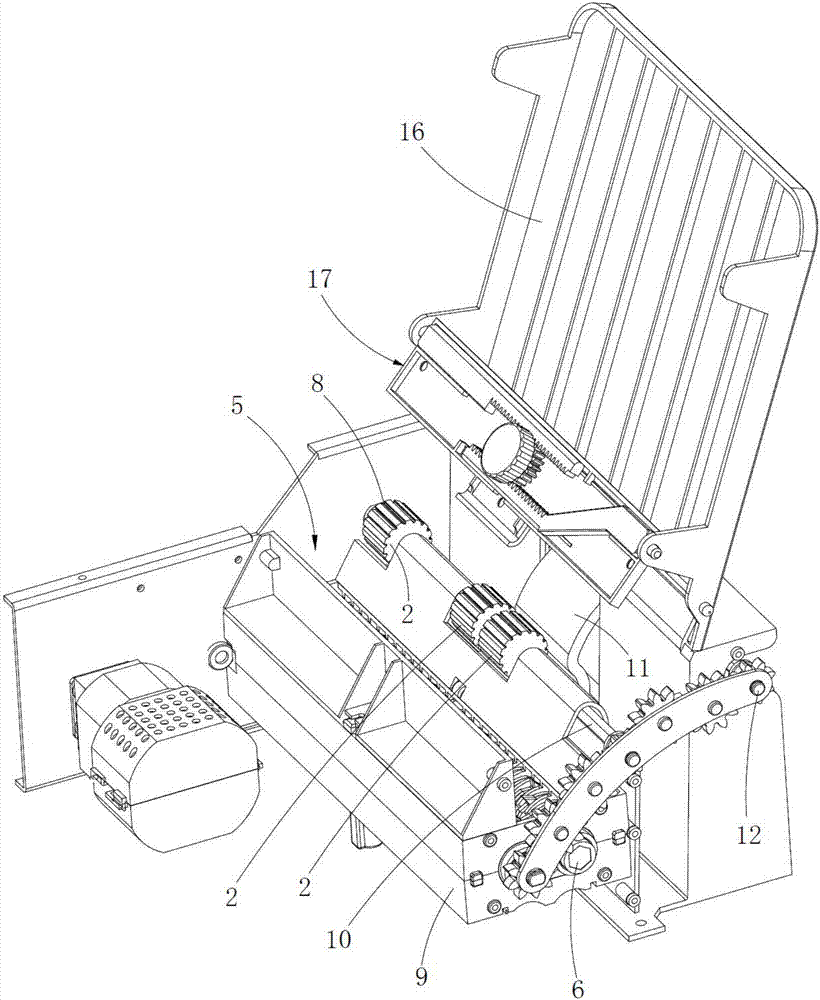 Automatic paper shredder paper feeding method and paper shredder with improved automatic paper feeding device