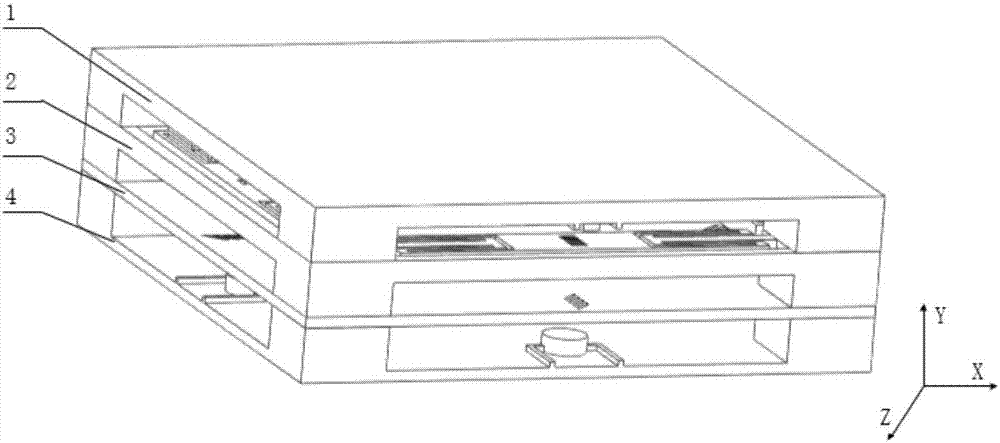 Centrifugal triaxial angular rate sensor based on detection of moire fringes