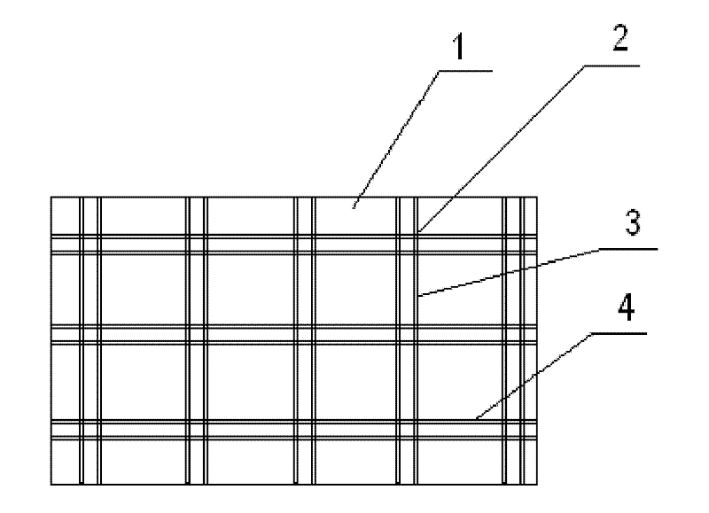 Preparation method of composite strengthening anti-cracking cloth