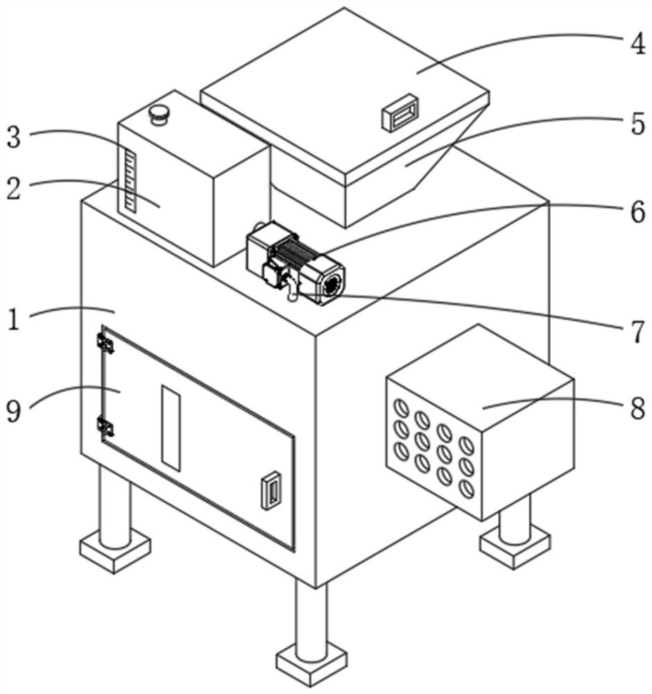 Rice seed sterilization device based on rolling flow technology