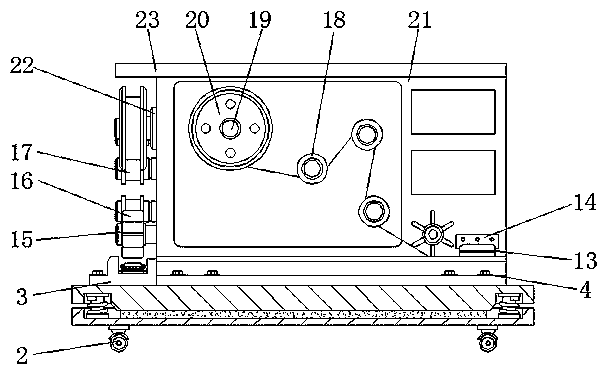 Planar packaging equipment with bearing and steering functions