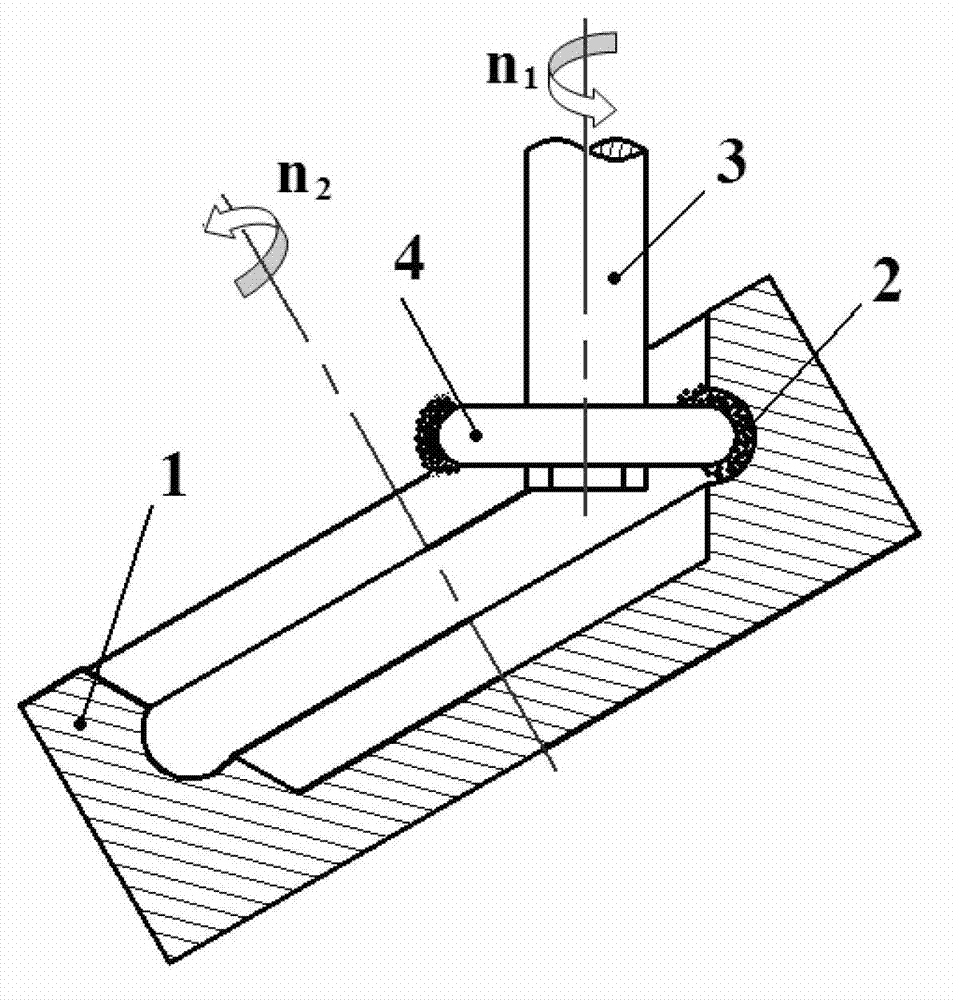 Method for finishing upper groove and narrow slit of workpiece