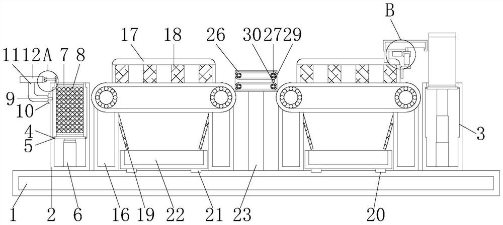 Vegetable processing device convenient for vegetable dehydration