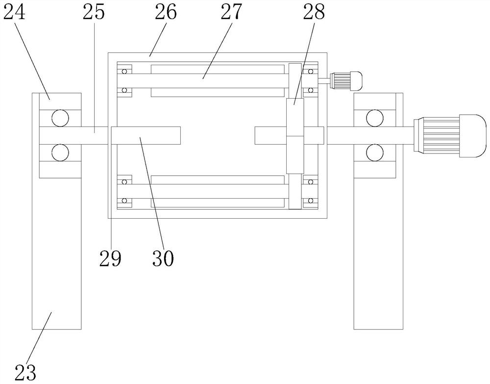 Vegetable processing device convenient for vegetable dehydration