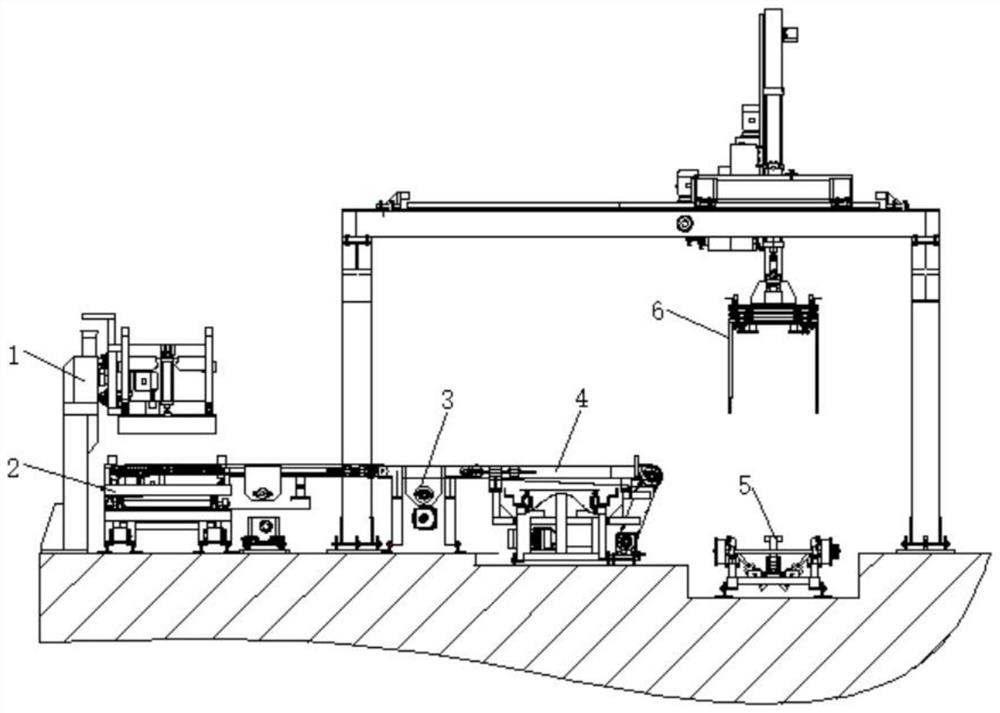 An aluminum profile automatic framing system